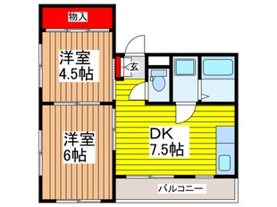 レジデンス勇の物件間取画像